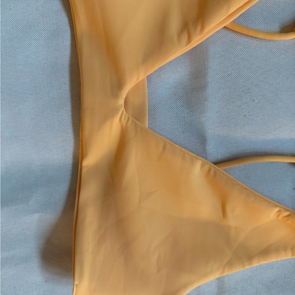 Vibrant Yellow Ark Swimwear Bikini Top Size Medium Swimsuit - Picture 3 of 9